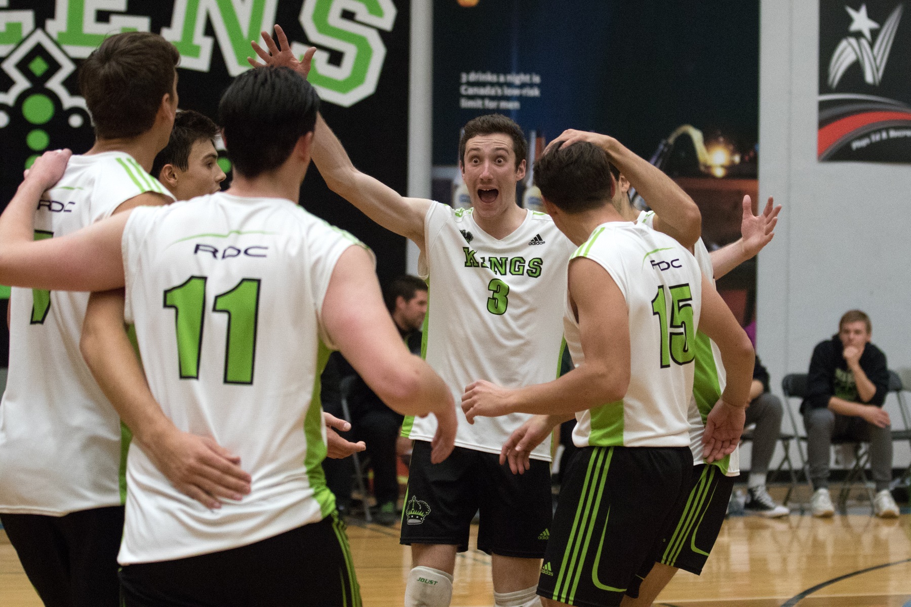 The Kings played a solid match against the Kodiaks. Photo - Tony Hansen