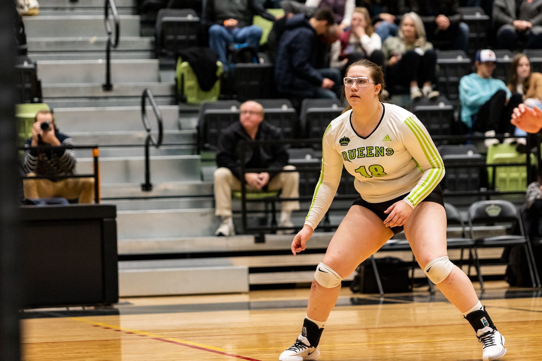 Setter Emma Letkeman (18) had a game high 27 assists